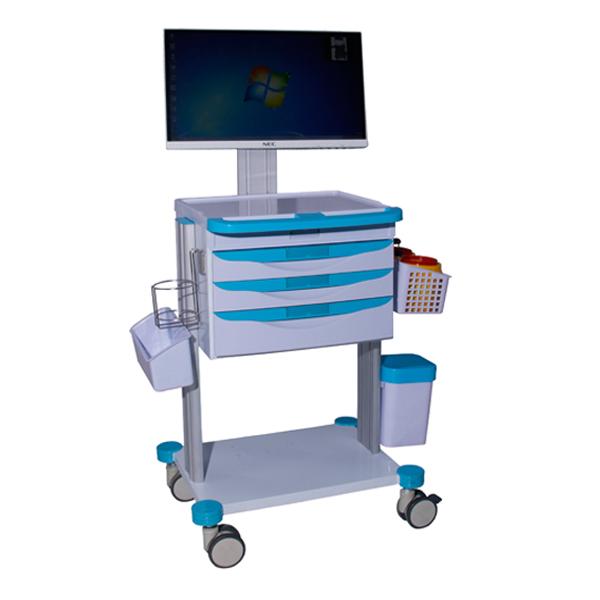 Carros médicos móviles del carro médico del ordenador en el ordenador